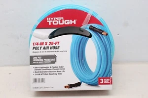 Tubo aria poli Hyper Tough 1/4 in X 25 piedi leggero resistente flessibile 300 PSI - Foto 1 di 4