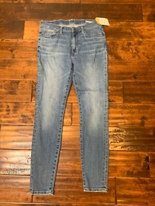 Edwin Light Wash Pixie 9" Mid Rise Skinny Blue Jeans, Size 27 - Picture 1 of 5