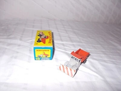 LESNEY MATCHBOX #16 MOUNTAINEER  SNOWPLOUGH IN ORIGINAL BOX ONE OWNER! LOT #S-6 - Image 1 of 4