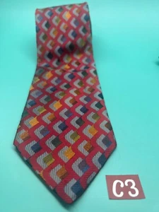 John W Nordstrom Silk Tie Made in Italy 100% Silk 57" x 3.75" - Picture 1 of 5