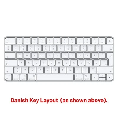 Apple Magic Wireless Keyboard (2021 2nd Gen) ***DANISH Layout*** MK2A3DK/A A2450 - Image 1 of 4