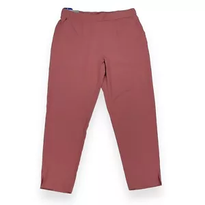 32 Degrees Damen Hose Granat Rose Rosa Teilelastischer Bund Größe L Neu mit Etikett - Bild 1 von 9