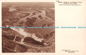 R349107 V47 Luftaufnahme der Victoriafälle Blick auf den Fluss Flugzeug Operating Co - Bild 1 von 4