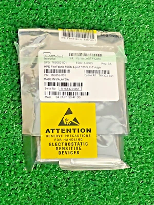 Hewlett Packard 763352-001 HPE FlexFabric 536FLR-T 4-Port PCIe Network Adapter - Image 1 of 4