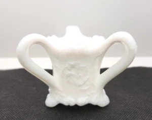 Kemple Milchglas Zahnstocherhalter Floral drei Henkel - Bild 1 von 5