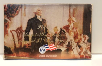 Juego de prueba de dólar presidencial 2008 S US Mint - Presidentes 5-8 ($1) con caja/certificado de autenticidad. Foto 1 de 4