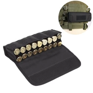 Tactical Molle 18 Rounds Ammo Pouch Cartridge Holder 12/20Ga Shotgun Shell Pouch - Picture 1 of 11