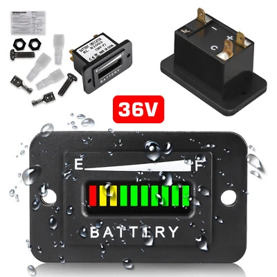 NSI 36Volt Battery Indicator Meter Gauge For EZGO Club Car Yamaha Cart Boat ATV