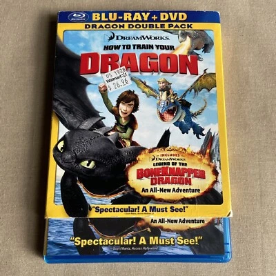How to Train Your Dragon (1) (Blu-ray & DVD 2010 + Slipcover) Hiccup Toothless + - Image 1 of 4