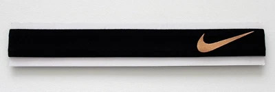 Nike Novelty Headband Black/Gold Adult OSFM - Image 1 of 4