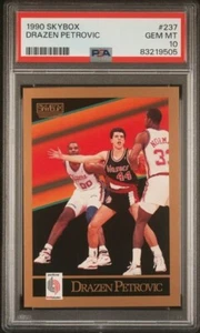 1990 Skybox Drazen Petrovic #237 bewertet PSA 10 - Bild 1 von 2