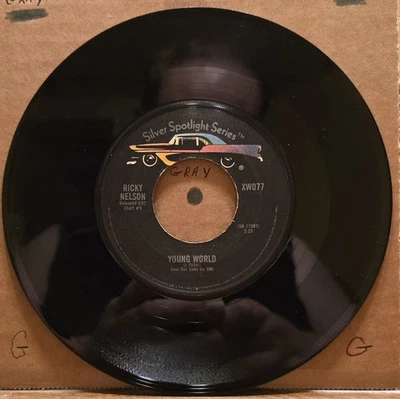 Ricky Nelson - It's Late/Young World - United Artists Silver Spotlight Series - Image 1 of 2