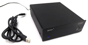 BRIK D/A Digital to Analog Converter Box Black w/Power Supply & USB Cable TESTED - Picture 1 of 10