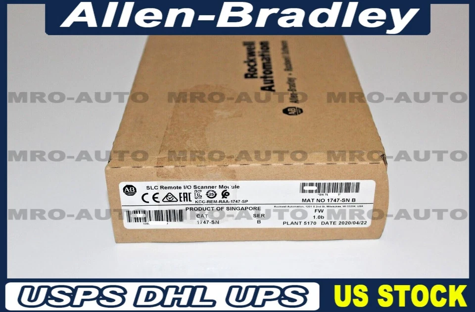New Sealed AB 1747-SN SER B SLC 500 Remote I/O Scanner Module 1747SN - Image 1 of 1