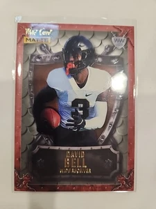 DAVID BELL 2022 WILD CARD MATTE RED WEEKEND WARRIOR INSERT CARD WW-10 - Picture 1 of 2