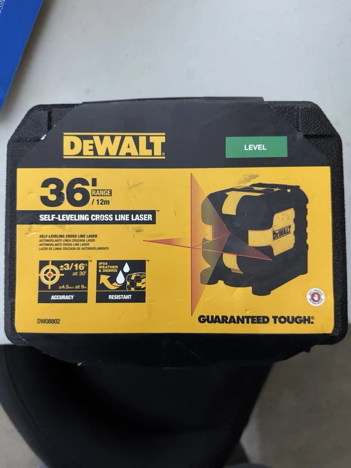 Dewalt DW08802 Red Cross Line Self-Leveling Laser Level - Image 1 of 1