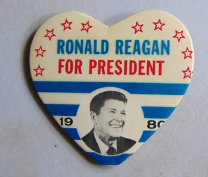 Ronald Reagan 1980 campaign pin button political - Picture 1 of 1