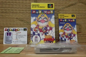 MARIO TO WARIO Complete Set! Japan Nintendo Super Famicom SFC VG+:) - Picture 1 of 4