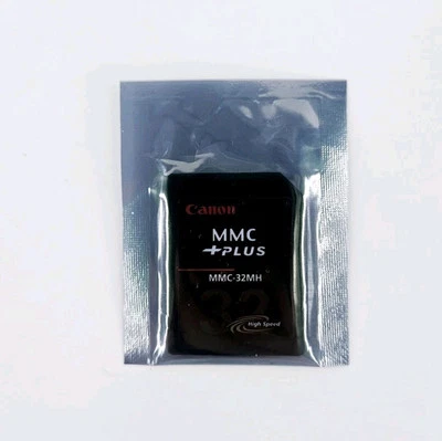 New - Canon Genuine 32MB MMC Plus MMC-32MH Camera High-Speed Memory Card - Image 1 of 2