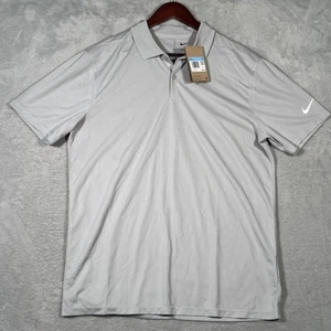 Nike Dri-FIT Polo Shirt Mens Medium Gray Golf DH0824-077 Performance Victory - Picture 1 of 11