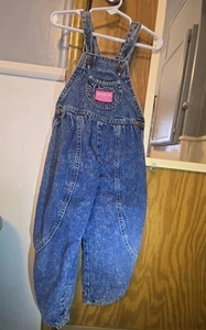 Talla 4T OshKosh B'Gosh De Colección Años 90 Vestbak Burbuja Mono Lavado Ácido Jeans Niño Pequeño - Imagen 1 de 12