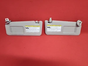 2007-2013 Lexus Is250 Is350 Sun Visor Shade Set Illuminated Light Grey Cloth - Bild 1 von 12