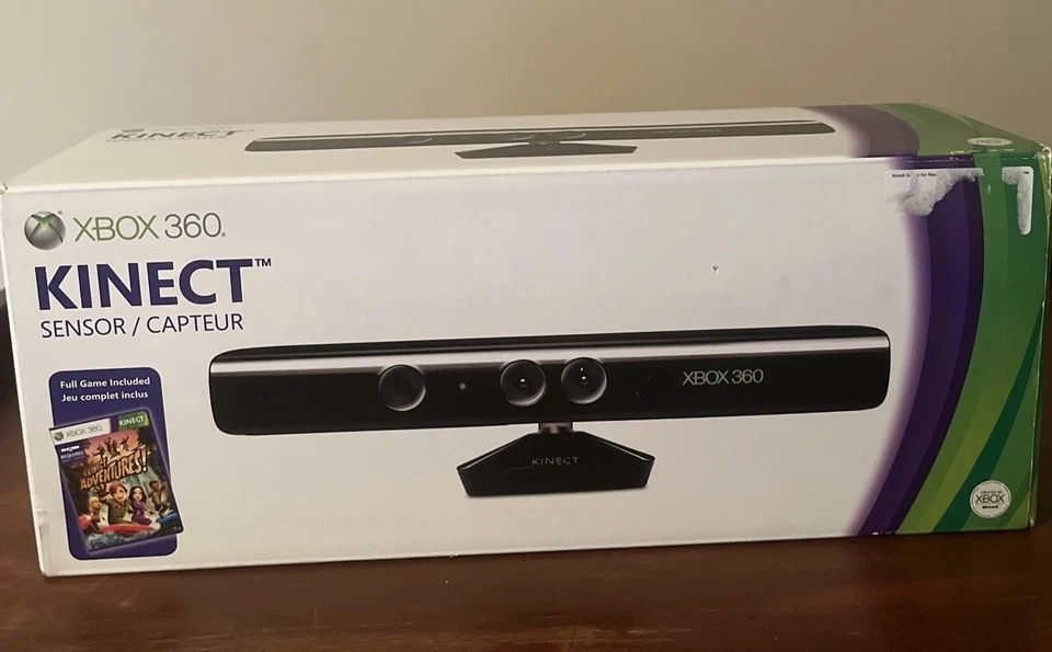 Xbox 360 Kinect Sensor/Kinect Adventures Bundle (IN BOX) - Factory Sealed - Image 1 of 4