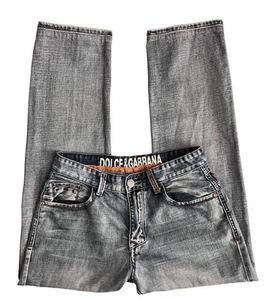 Dolce & Gabbana Men’s Authentic Light Gray Wash Jeans Size 33 X 30 - Picture 1 of 8