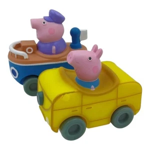 Lote de 2 Vehículos Hasbro Peppa Pig Adventures Little Buggy Grandpa Boat - Imagen 1 de 8