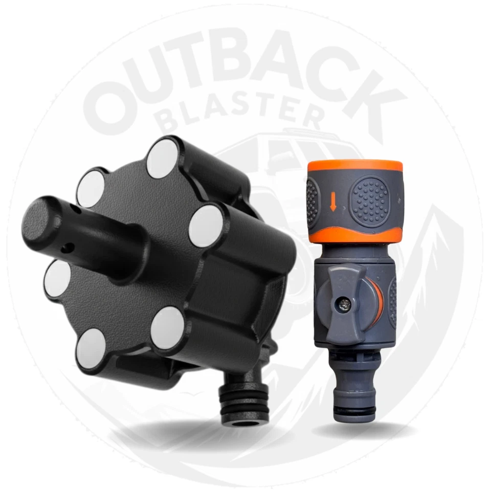 Prevent Rust – 4WD Chassis Flusher Cleaner | Magnet Mount AU I Swivel Ball Valve - image 1 of 4