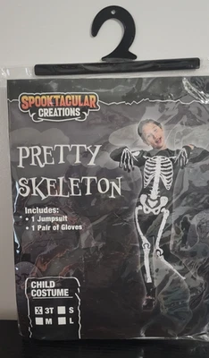 Spooktacular Creations Bonito Esqueleto Talla 3T ¡NUEVO! Foto 1 de 4