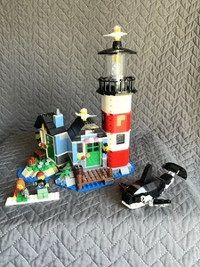 LEGO CREATOR: Lighthouse Point 31051 WORKING LIGHT COMPLETE • NO MANUAL NO BOX - Picture 1 of 24
