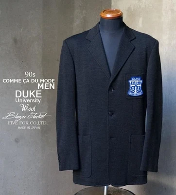 Blazer años 90 COMME CA DU MODE HOMBRE Parche Duque Lana Carbón Hecho en Japón Talla L Foto 1 de 4