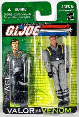ACE Fighter Pilot Agente de Contrainteligencia - 2004 GI Joe Valor v Venom 3.75 Inc Foto 1 de 4