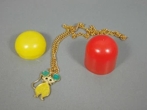 Giocattolo: Collana " Mouse " 70er Anni Nel Vecchio Uovo Rare - Picture 1 of 1