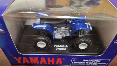 NIB New-Ray Yamaha Warrior ATV 4-Wheeler 1:32 diecast model toy (is misspelled) - Image 1 of 2