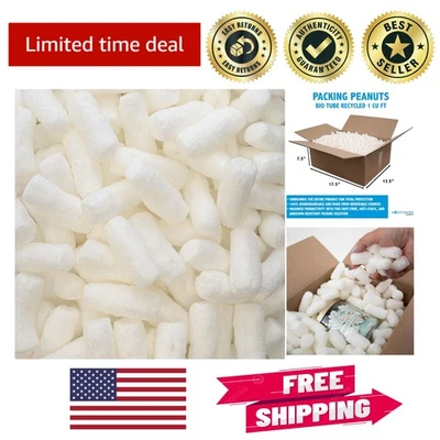 Embalaje de tubo 957 unidades 1 pie cúbico - envío sostenible cojín y relleno de vacío Foto 1 de 4