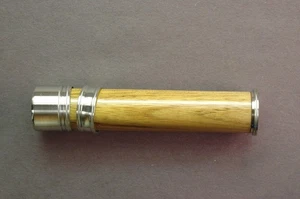FLY ROD REEL SEAT Butternut 11400 tappo e anello in argento nichelato - Foto 1 di 4