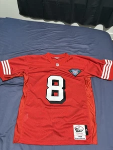 Steve Young 1994 San Francisco 49ers Mitchell & Ness Authentic Jersey Size 44 L - Picture 1 of 5