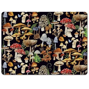 Paquete de 4 manteles individuales de tablero duro para piso forestal con respaldo protector de corcho - Imagen 1 de 7