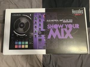Hercules DJ DJControl Inpulse 500 Limited-Edition Controller Purple Used - Picture 1 of 2