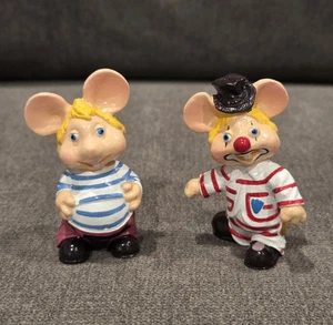 Mini estatuillas de PVC de ratón italiano Topo Gigio de Maria Perego de colección - Imagen 1 de 8