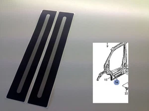 T5 Transporter MULTIVAN Tür Eingang Schritt Abrieb Aufkleber Folie Aufkleber (Paar) - Bild 1 von 1