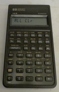 HP Hewlett Packard 10B Calcolatrice finanziaria aziendale - TESTATA FUNZIONA - Foto 1 di 9