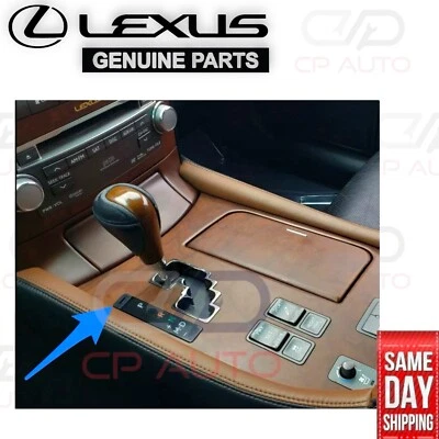 07 - 12 LEXUS LS460 SHIFT LOCK RELEASE CAP COVER BLACK OEM NEW - Image 1 of 4