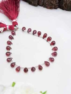 Garnet Faceted Drops Gemstone Necklace, Gemstone For Jewelry - Picture 1 of 4