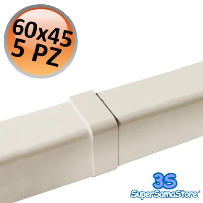 3S GIUNTO COPERCHIO CANALINA 60x45 CONDIZIONATORE 5 PZ - Immagine 1 di 2