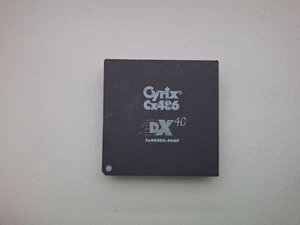Cyrix Cx486DX-40GP Cyrix 486DX-40 peu commun 486 vintage CPU GOLD #2 - Photo 1/2