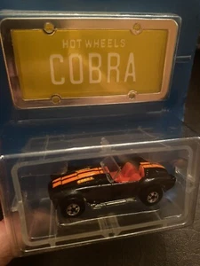 1989 Hot Wheels Vintage Park 'N Plates Classic Cobra 427 S/C Black BW Malaysia - Picture 1 of 9