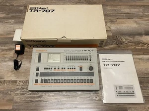 Roland TR707 Rhythm Composer Analog Drum Machine With Box Manual Orig Power Sup - Picture 1 of 24